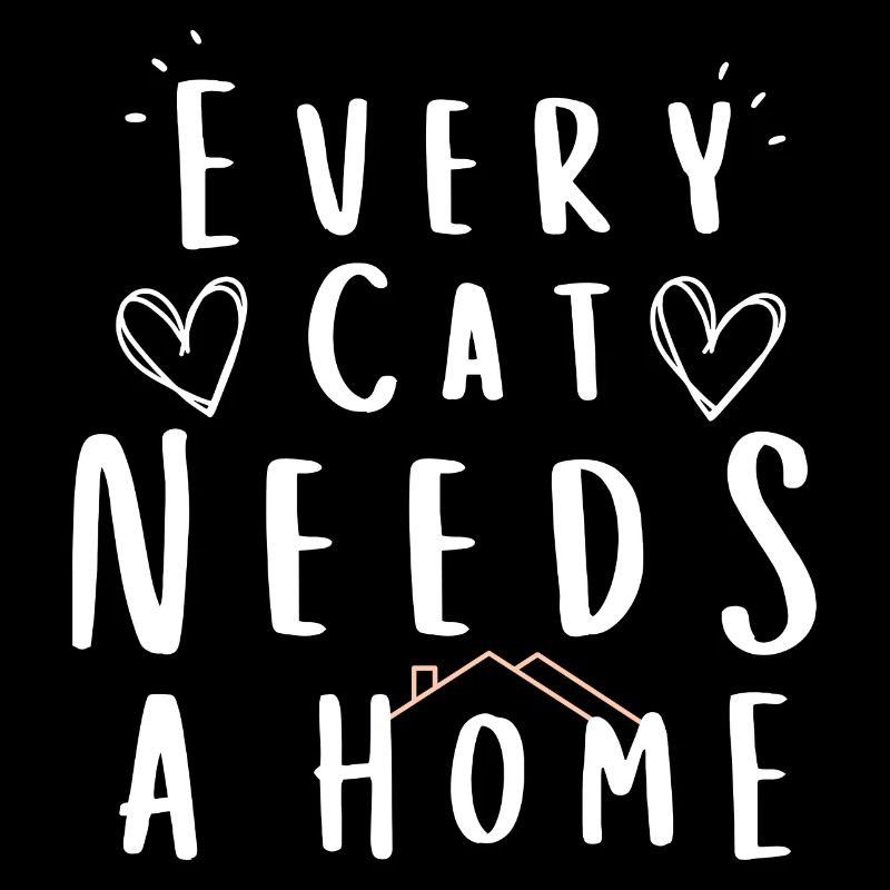 Every Cat Needs A Home,Funny Sphynx Cat Tee-shirt