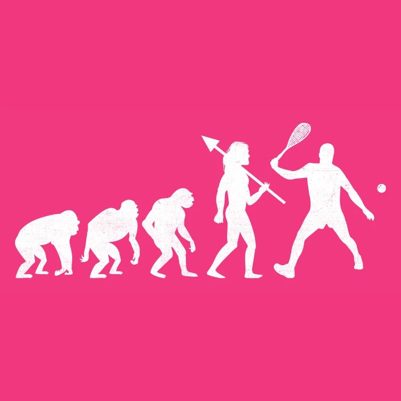 Squash-Spieler Squash-Evolution-Spieler Raquetball S