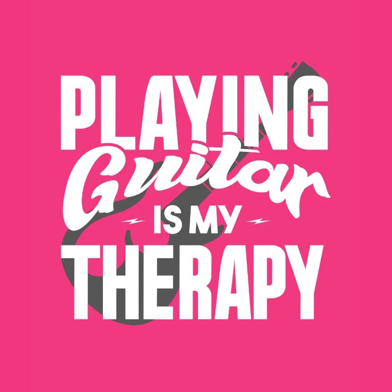 Playing the guitar is my therapy