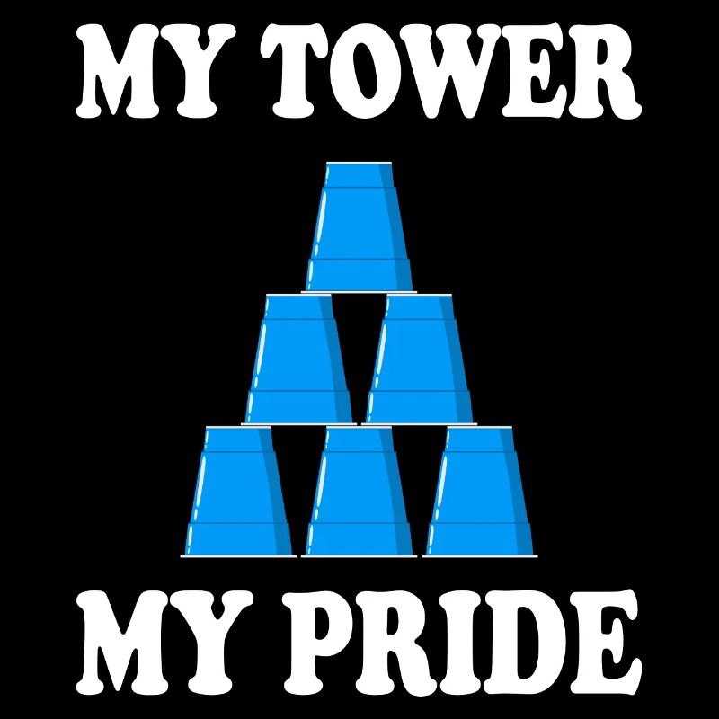 Cup Stacking Humor Sport Stacking