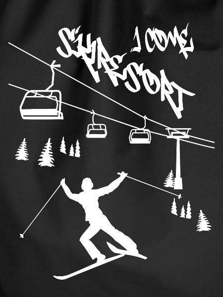 Skigebiet ich komme !