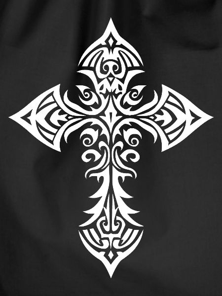Ornate Tribal Cross design