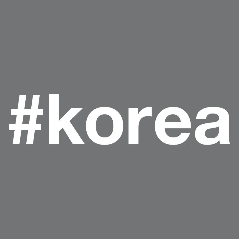 KOREA Hashtag