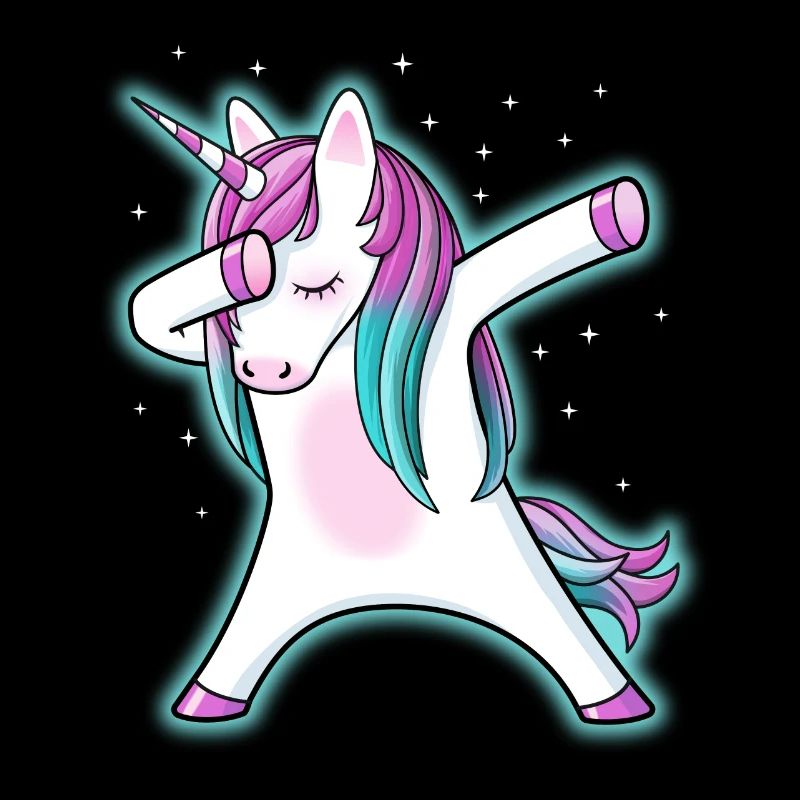 Dabbing Einhorn Geschenk Dabbing Unicorn