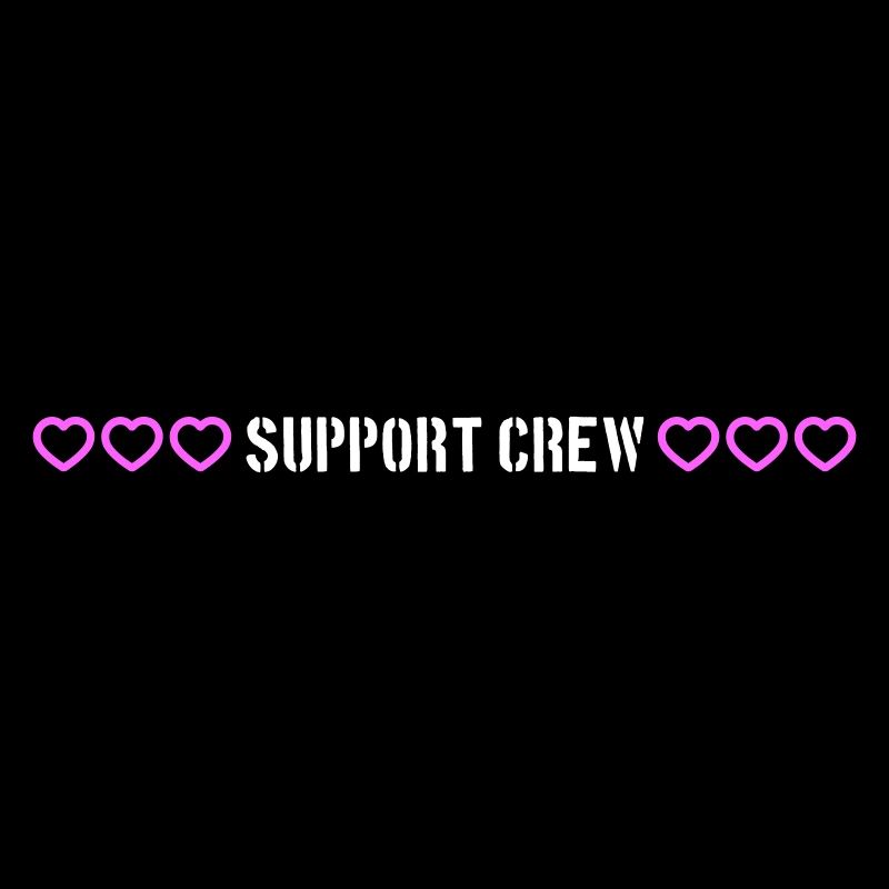 Support Crew Heart Love