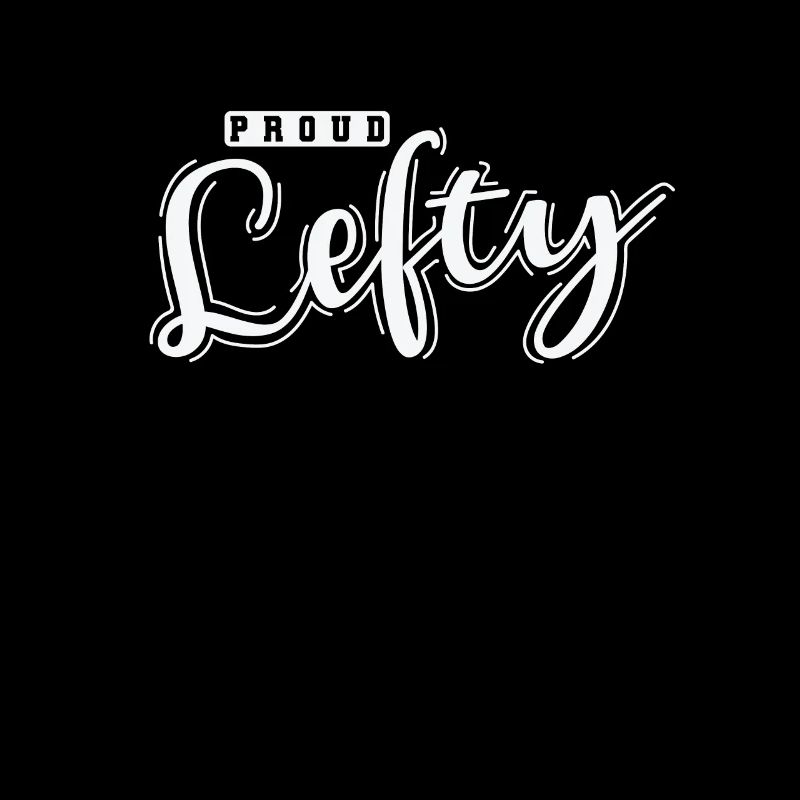 Proud Lefty Writing Left-Handed