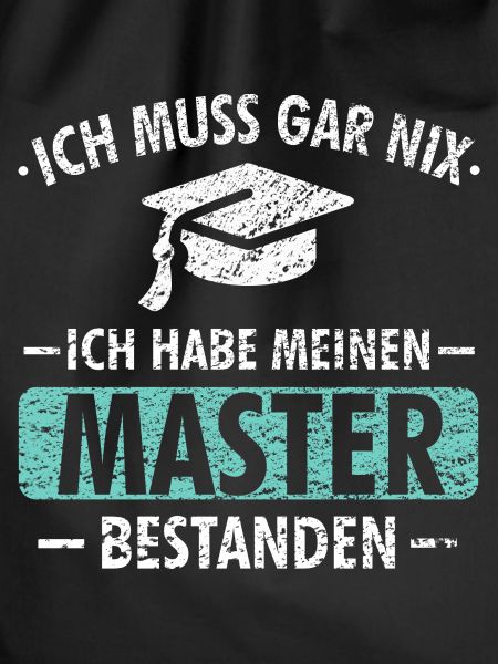 Master Studium Prüfung Abschluss Geschenk