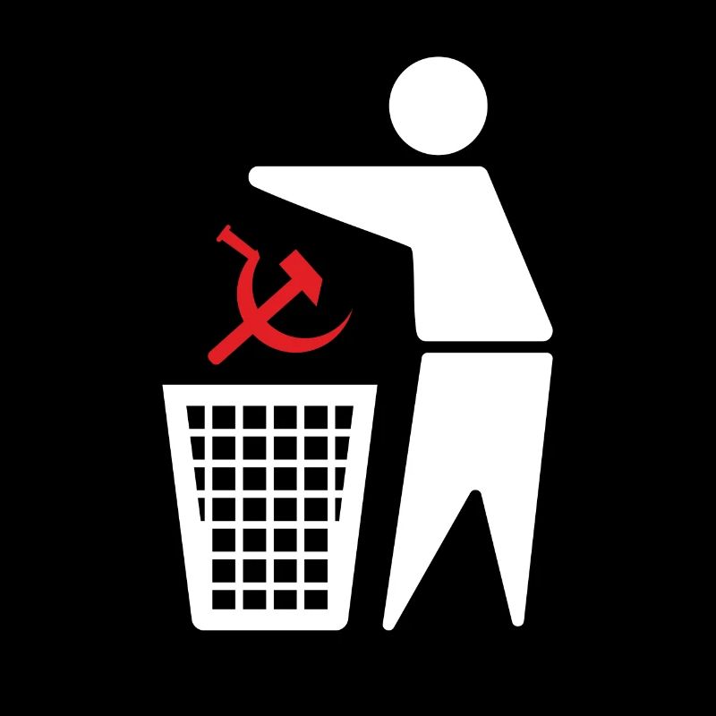 Communism Garbage Pro American Design