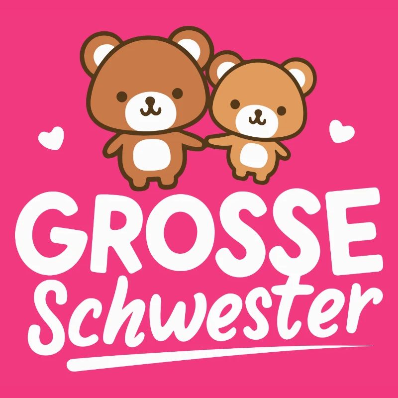 Großes Schwesterbärchen Schwester werden