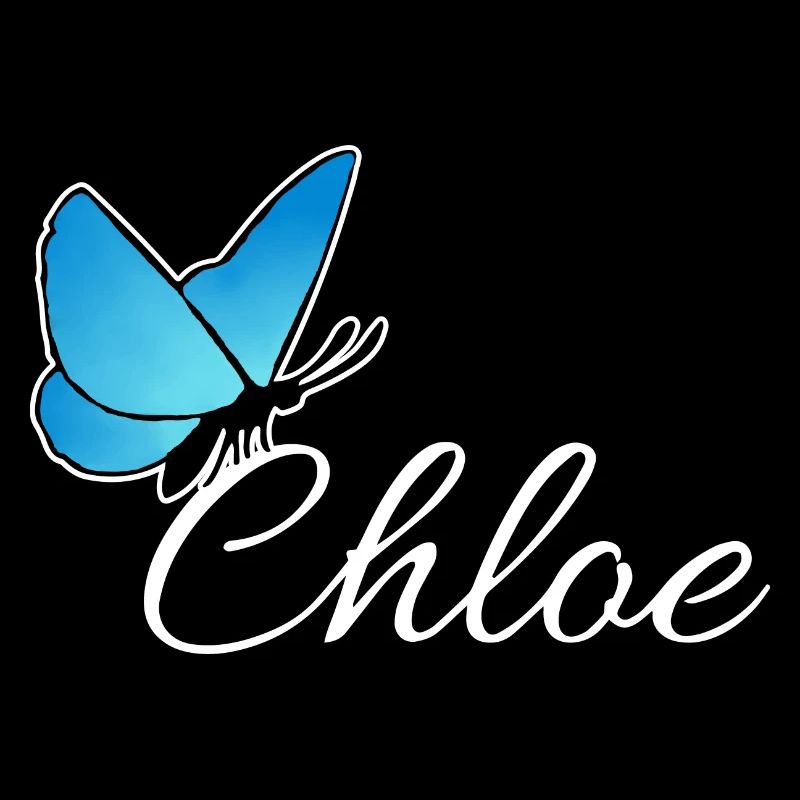 Chloé avec papillon bleu LiS