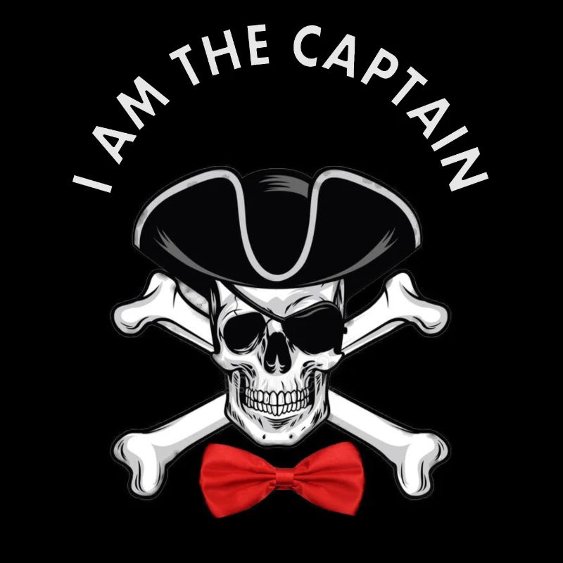 Pirate pirate head pirate ship captain gift