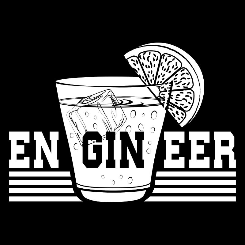 lustiges Gintrinker Geschenkidee Gin Ingenieur