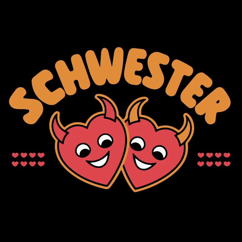 Schwester Teufelchen: Lustiges Geschenk Geburtstag
