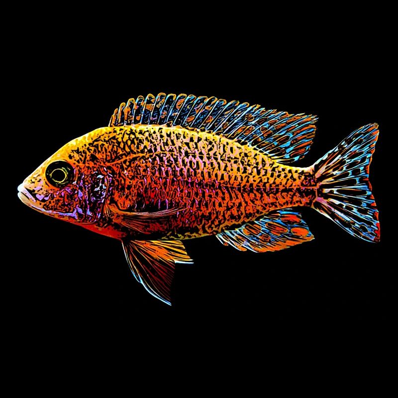 Aulonocara Aquarium Cichlide Buntbarsch Malawisee