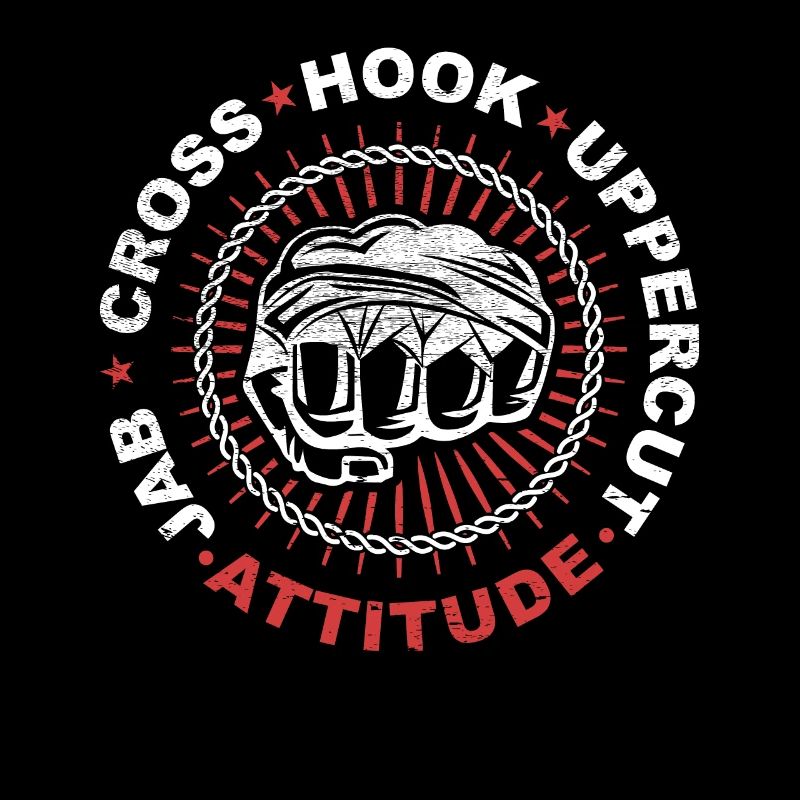 Jab Cross Hook Uppercut Attitude Grunge