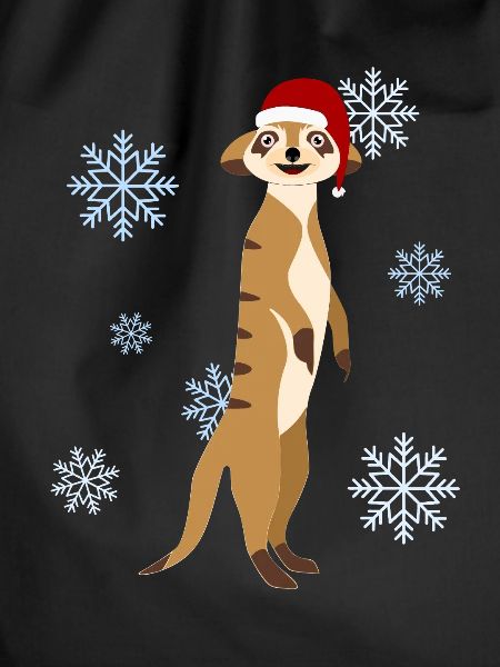 Meerkat Christmas Santa Hat