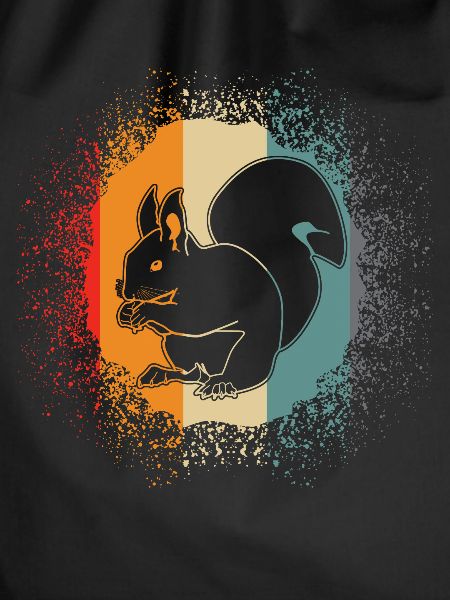 Squirrel Squirrel - Retro squirrel