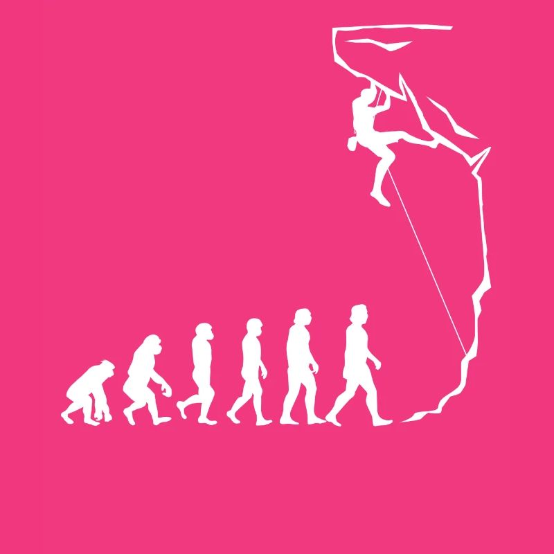 Evolution of climbing, bouldering, mountaineering