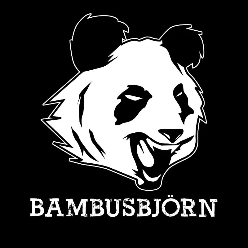 Bambusbjörn Pandabär böser Panda