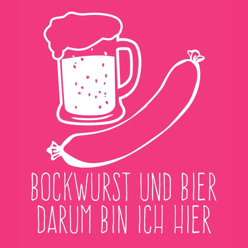 Bockwurst und Bier Wurst Bratwurst