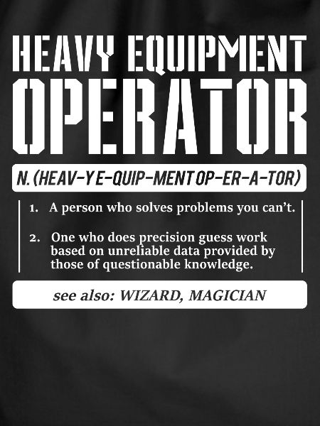 Excavator driver