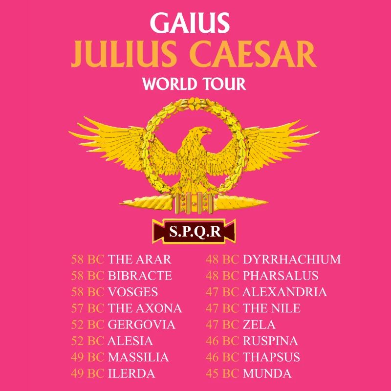 Gaius Julius Caesar World Tour, Ancient Romans