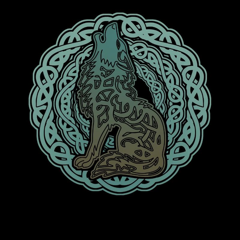 Wolf Odins Wikinger Wölfe Valhalla