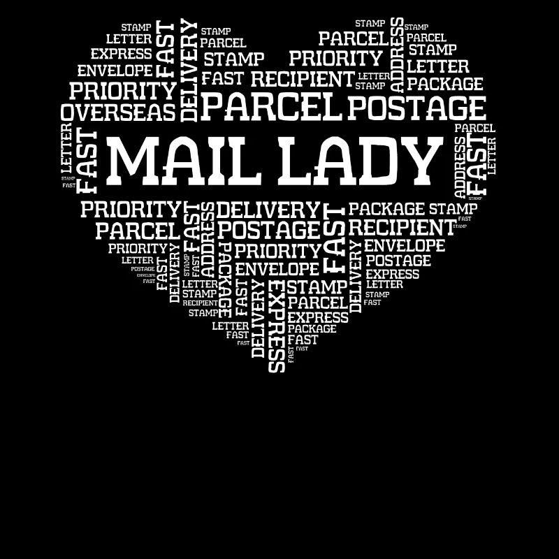Post lady, postal delivery