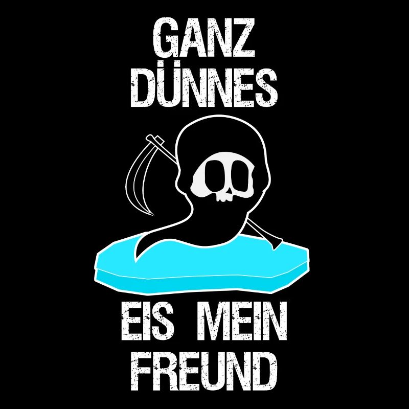 Sensenmann Ganz dünnes Eis Grim Reaper