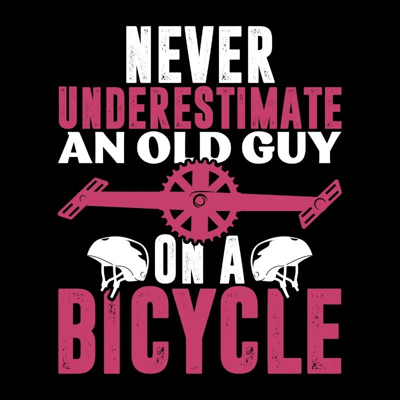 alter mann fahrrad