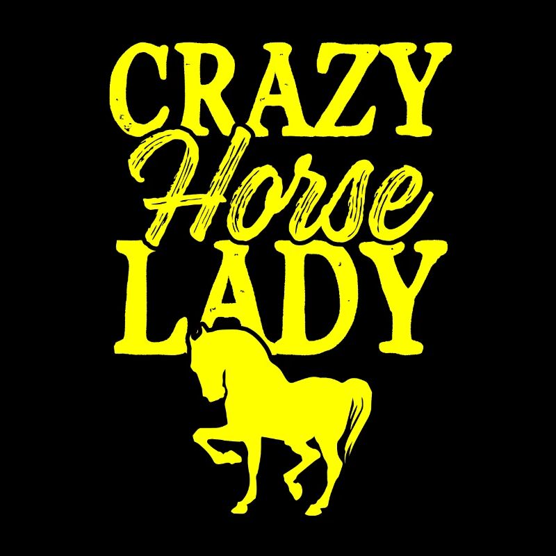 dame folle de chevaux