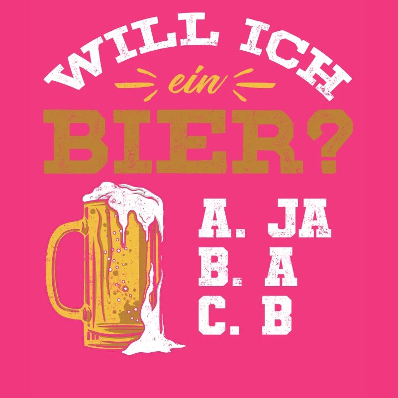 Will ich ein Bier? Biertrinker, Bier Biere saufen
