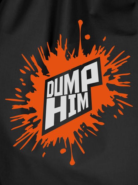 dump him quote logo