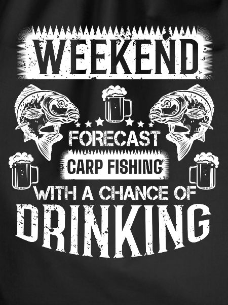 Carp fishing and drinking.