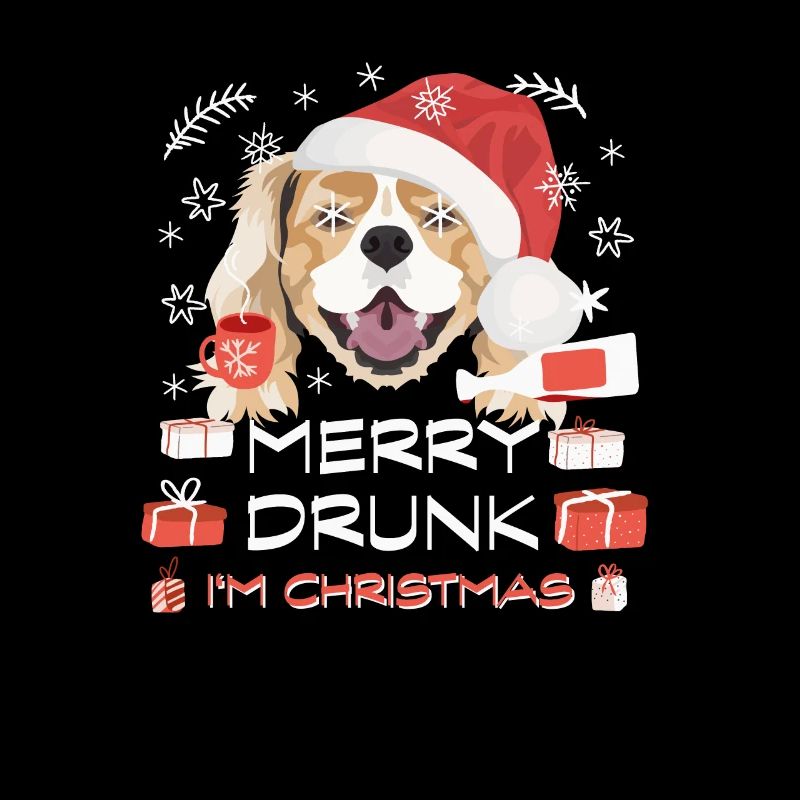 King Charles Spaniel Weihnachtsmarkt
