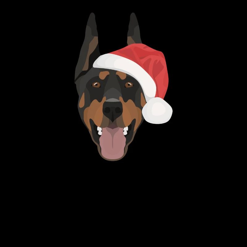 Doberman Joyeux Noël