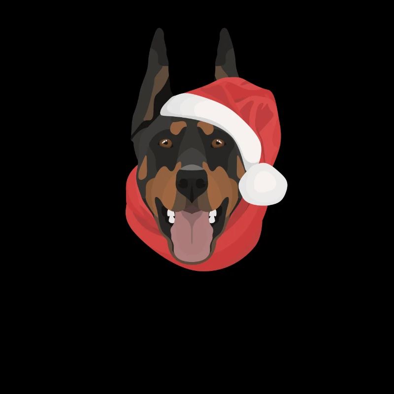 Doberman Joyeux Noël