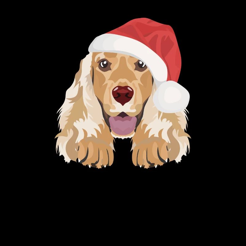 Deutsch Cocker Spaniel Merry Christmas
