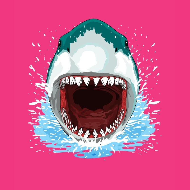 Shark Open Mouth Teeth White Shark