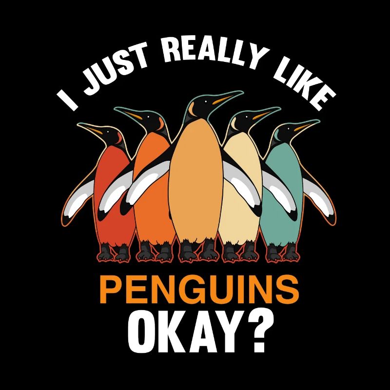 ich mag einfach pinguine ok Pinguin Vintage