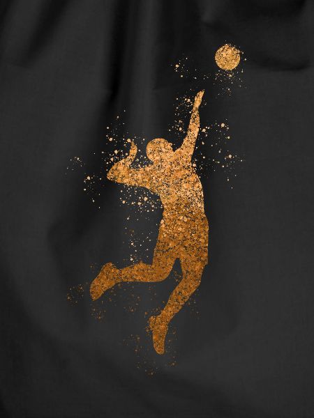 Volleyball Drops Volleyball Player