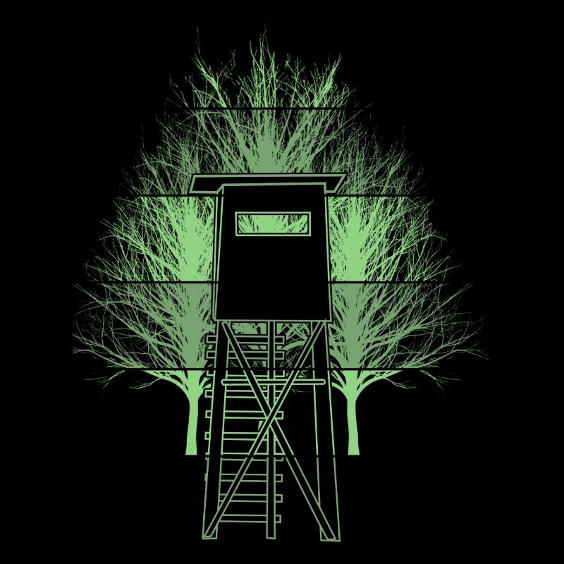 Jägerin Jagd Hochsitz Jäger