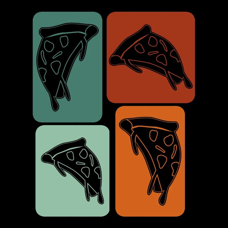 Pizza Pizzaria retro Pizzabäcker