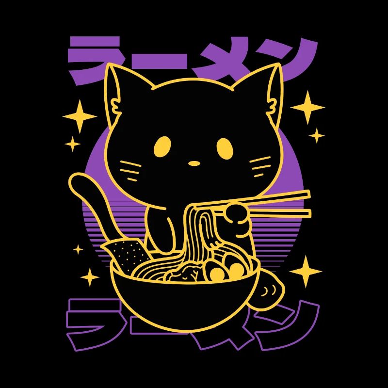 Ramen cat Japanese