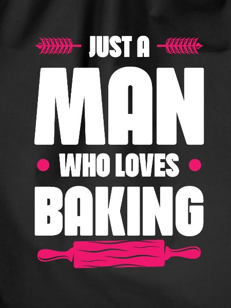 Man loves baking