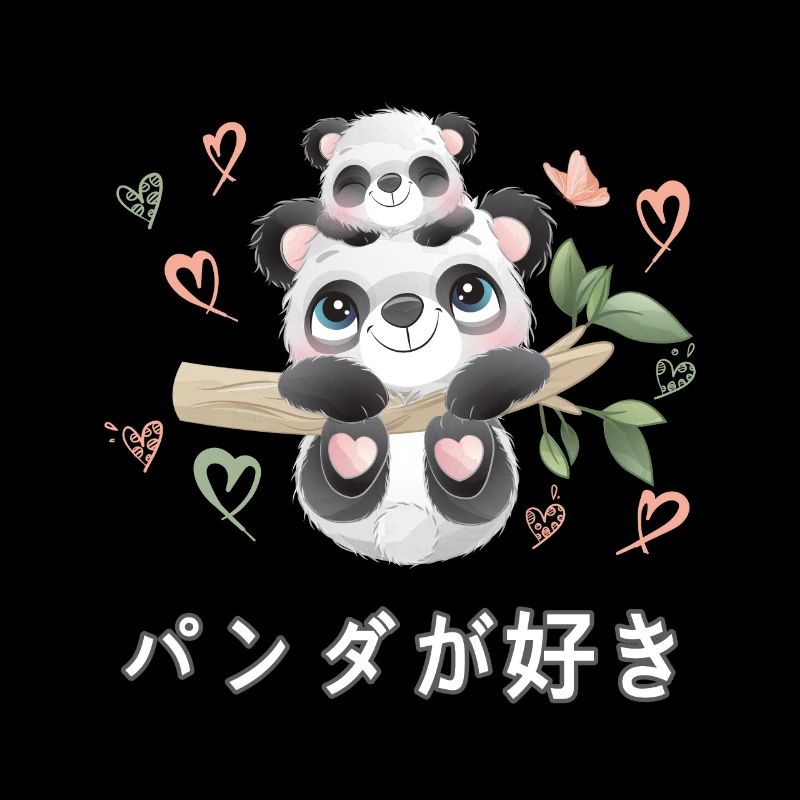 Ich Liebe Pandas Liebe Mama Panda Bär