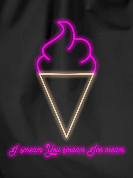 Eis Eiscreme Spruch Eisbecher