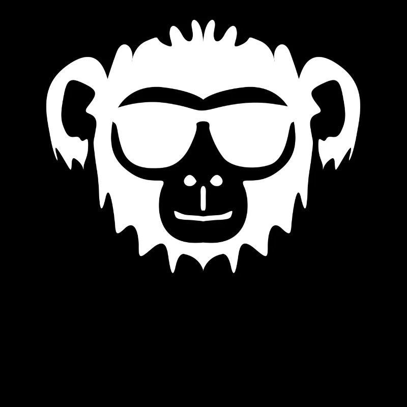 Affe mit Sonnenbrille Affen
