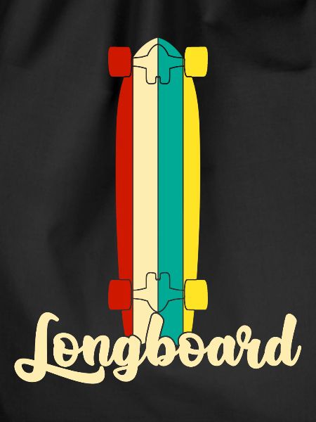 Longboard Longboarding Retro Longboarder