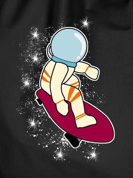 Longboarder Astronaut Longboard